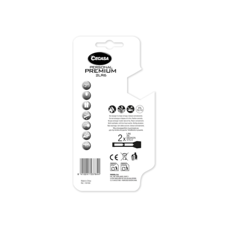 Lampe de poche personnelle Cegasa Premium 20 lm - En aluminium anodisé - Résistante aux chocs et à l'humidité - Fonctionne avec