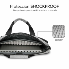 Sacoche pour ordinateur portable Subblim 14 - Protection rembourrée ai
