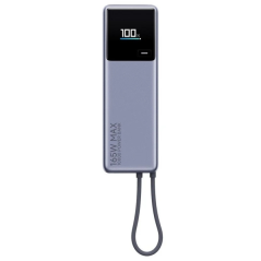 Batterie externe Xiaomi 165 W 10 000 mAh avec câble intégré USB-C