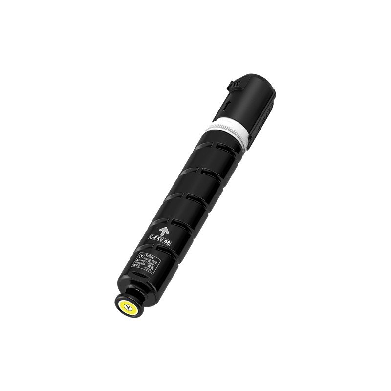 Toner compatible Canon CEXV48 jaune - Remplace 9109B002