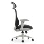 Chaise de bureau Cromad Senior Range SE4000 - Piston à gaz de grade 4 - Supports lombaires et cervicaux réglables - Dossier en