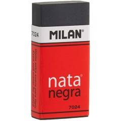 gomme noire rectangulaire Milan 7024