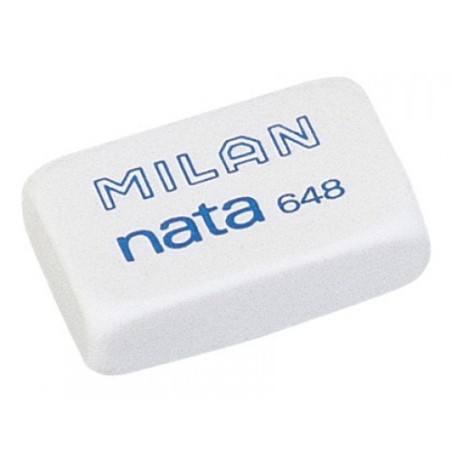 gomme blanche rectangulaire Milan nata