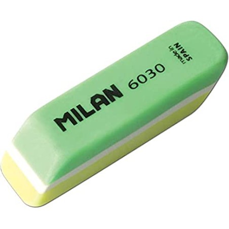 Gomme rectangulaire bicolore Milan 6030