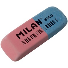 gomme bicolore rectangulaire Milan 8020