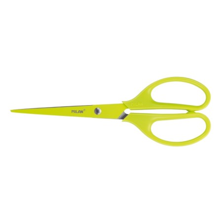 Milan Ciseaux Acid - Lame Inox - Manche Plastique - 17cm - Jaune