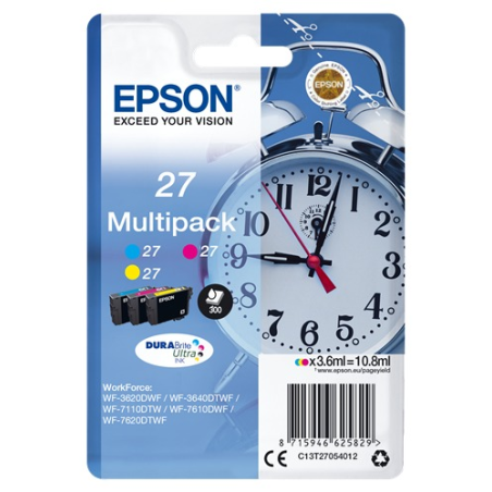 Epson MultiPack T27, 3 cartouches - pack couleur d'origine