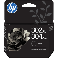Cartouche d'encre noire authentique HP 302XL/304XL - B7RT9AE
