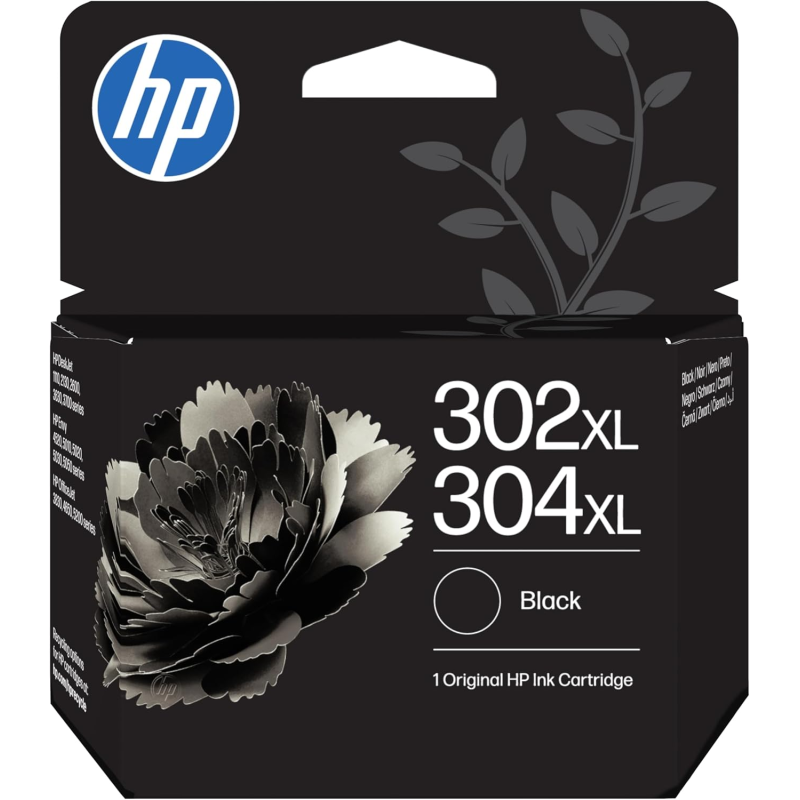 Cartouche d'encre noire authentique HP 302XL/304XL - B7RT9AE
