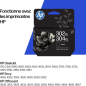 Cartouche d'encre noire authentique HP 302XL/304XL - B7RT9AE
