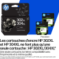 Cartouche d'encre noire authentique HP 302XL/304XL - B7RT9AE
