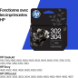 Cartouche d'encre noire HP 302/304 authentique - B7RT7AE