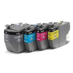 Brother LC422XL Lot de 4 cartouches d'encre d'origine - LC422 XL VAL
