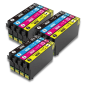 Pack 123CONSOMMABLES compatible EPSON 405 XL, 12 cartouches