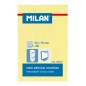 Bloc Milan de 100 Notes Autocollantes - Amovibles - 50mm x 76mm - Couleur Jaune Clair Bloc Milan de 100 Notes Autocollantes - Amovibles - 50mm x 76mm - Couleur Jaune Clair