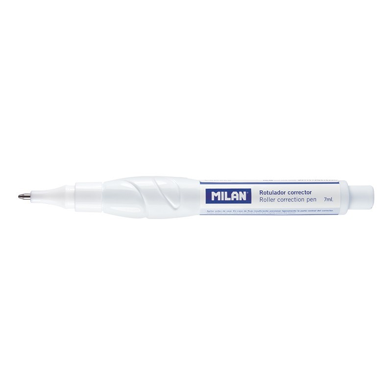 Stylo correcteur Milan blanc 7 ml pointe métal x12
