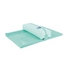 ✅ LOT de 5 Trousse Rectangulaire Oxford Kangoo Live & Go Moyenne - Bande Élastique pour l'attacher au Carnet - en stock