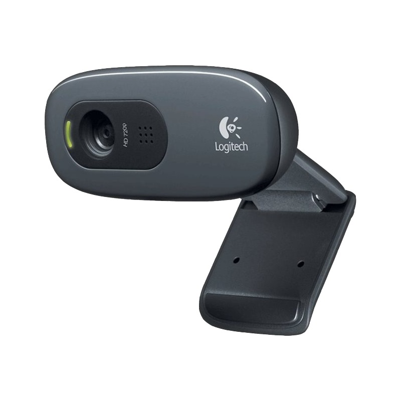 Logitech C270 Webcam HD 720p - 3Mpx - USB 2.0 - Microphone intégré - Angle de vision 60º