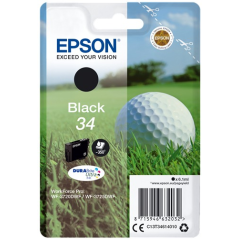 Cartouche d'encre Epson T34 noire - qualité d'impression fiable