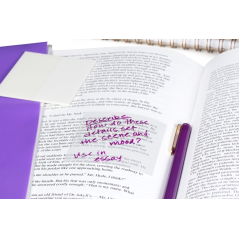 Bloc de 36 notes Post-It transparentes - Forme carrée - 73 x 73 mm - Couleur transparente