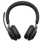 Casque stéréo Bluetooth Jabra Evolve2 65 MS avec microphone - Suppression du bruit - Jusqu'à 37 h d'autonomie - Bandeau