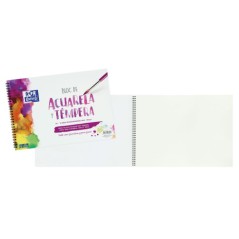 ✅ Oxford Lot de 5 Pads Aquarelle A4+, 300gr couleur Plusieurs couleurs en stock