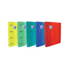 ✅ LOT 10 Classeurs Oxford A4+ 4 Anneaux couleur Plusieurs couleurs en stock