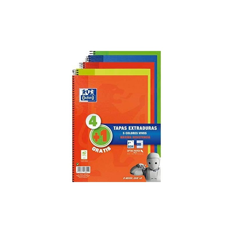 Oxford 5 Carnets 4x4mm