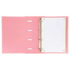 LOT 10 Oxford Classeurs A4+ 4 Anneaux Pastel