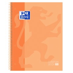 ✅ Cahier Oxford A4+ 5x5mm Pêche couleur Melocoton en stock