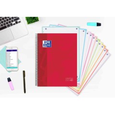 ✅ LOT 5 Oxford A4+ 5x5mm 150f couleur Plusieurs couleurs en stock