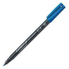 ✅ Staedtler Lumocolor 317 Lot 10 marqueurs couleur bleu en stock