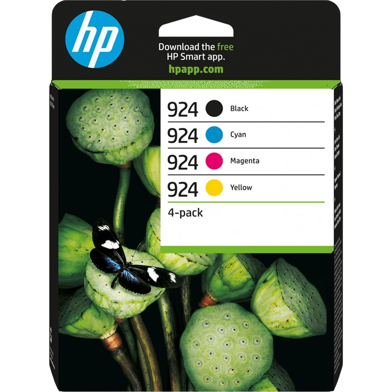 HP 924 Multipack Noir / Cyan / Magenta / Jaune (6C3Z1NE)