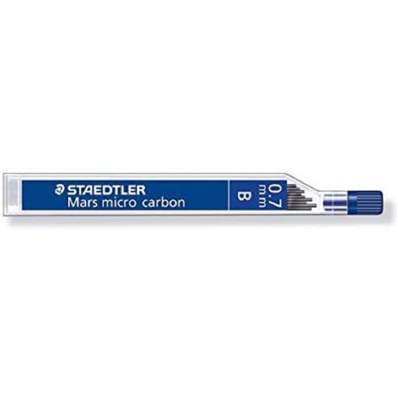Mines Staedtler 0,7 mm noires, lot de 12