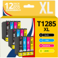 Pack compatible avec EPSON T1285, 12 cartouches Pack compatible avec EPSON T1285, 12 cartouches