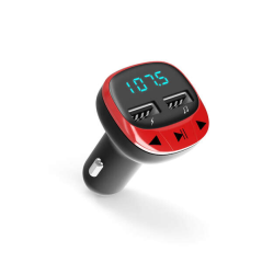 Transmetteur FM voiture Energy Sistem USB MP3 MicroSD rouge