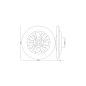 Ventilateur de plafond Philips Amigo LED blanc Ventilateur de plafond Philips Amigo LED blanc