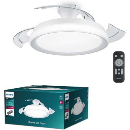ventilateur plafond LED blanc