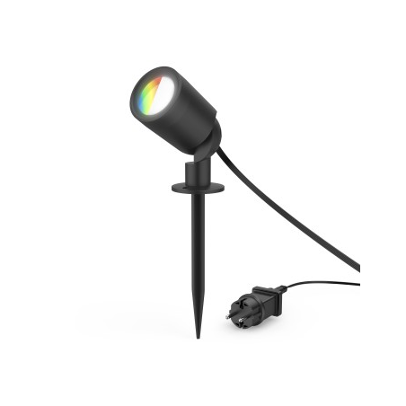 projecteur de jardin noir Hama Wi‑Fi