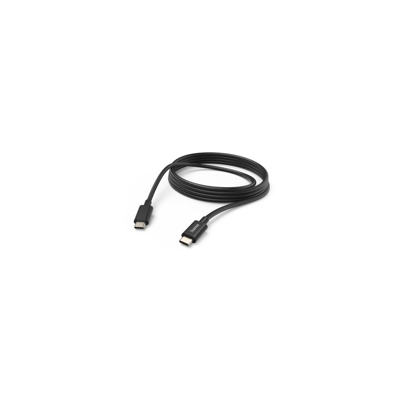 Câble USB-C vers USB-C 1m 60W noir Hama Câble USB-C vers USB-C 1m 60W noir Hama