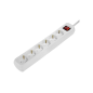 Multiprise Hama 6 prises avec interrupteur blanc câble 1,4 m