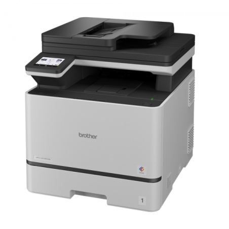 imprimante laser Brother blanc gris