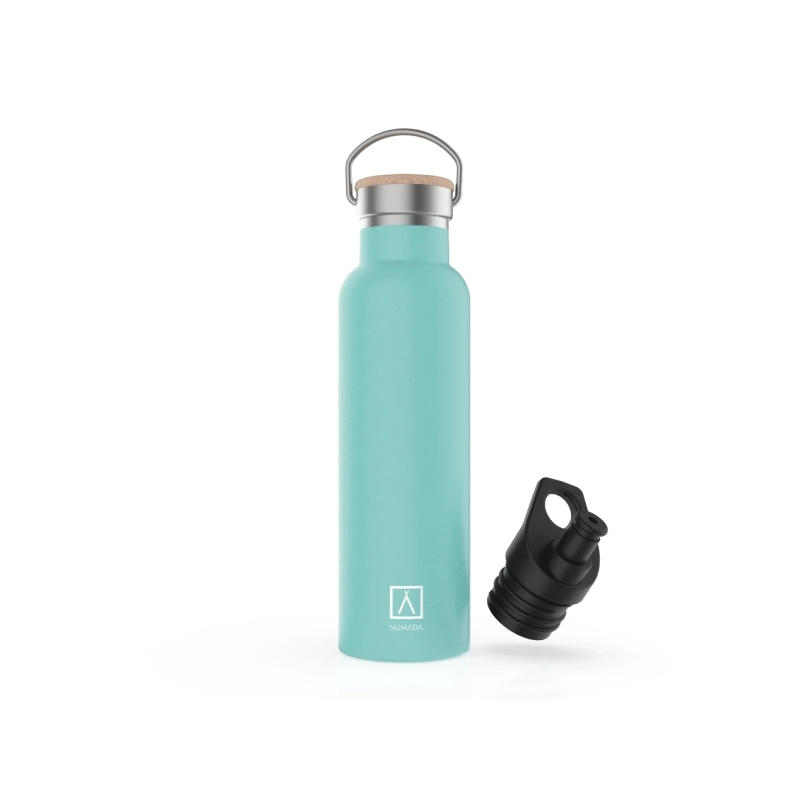 Bouteille isotherme Numada Mibbot menthe 600ml sans BPA Bouteille isotherme Numada Mibbot menthe 600ml sans BPA