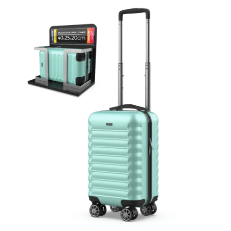 valise menthe Numada à quatre roues