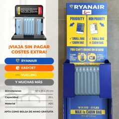 valise cabine bleu clair Numada
