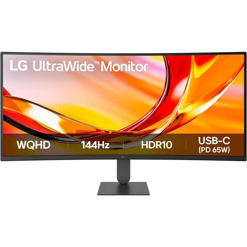 LG UltraWide 34 pouces incurvé VA QHD 144 Hz HDR10 FreeSync noir