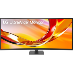écran LG ultrawide incurvé noir