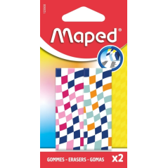 gommes rectangulaires Maped assorties