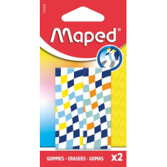 gommes rectangulaires Maped assorties