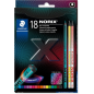 Staedtler Noris 186 — Pack de 16 crayons de couleur + 2 crayons graphite HB